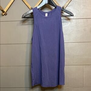 Lululemon All Tied up Tank Pima Cotton Blue Women’s Size 4
